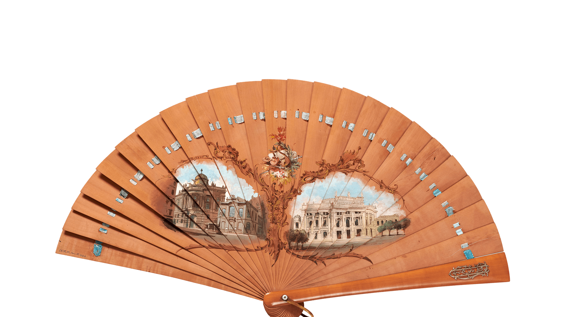 Vorderseite des Fächers