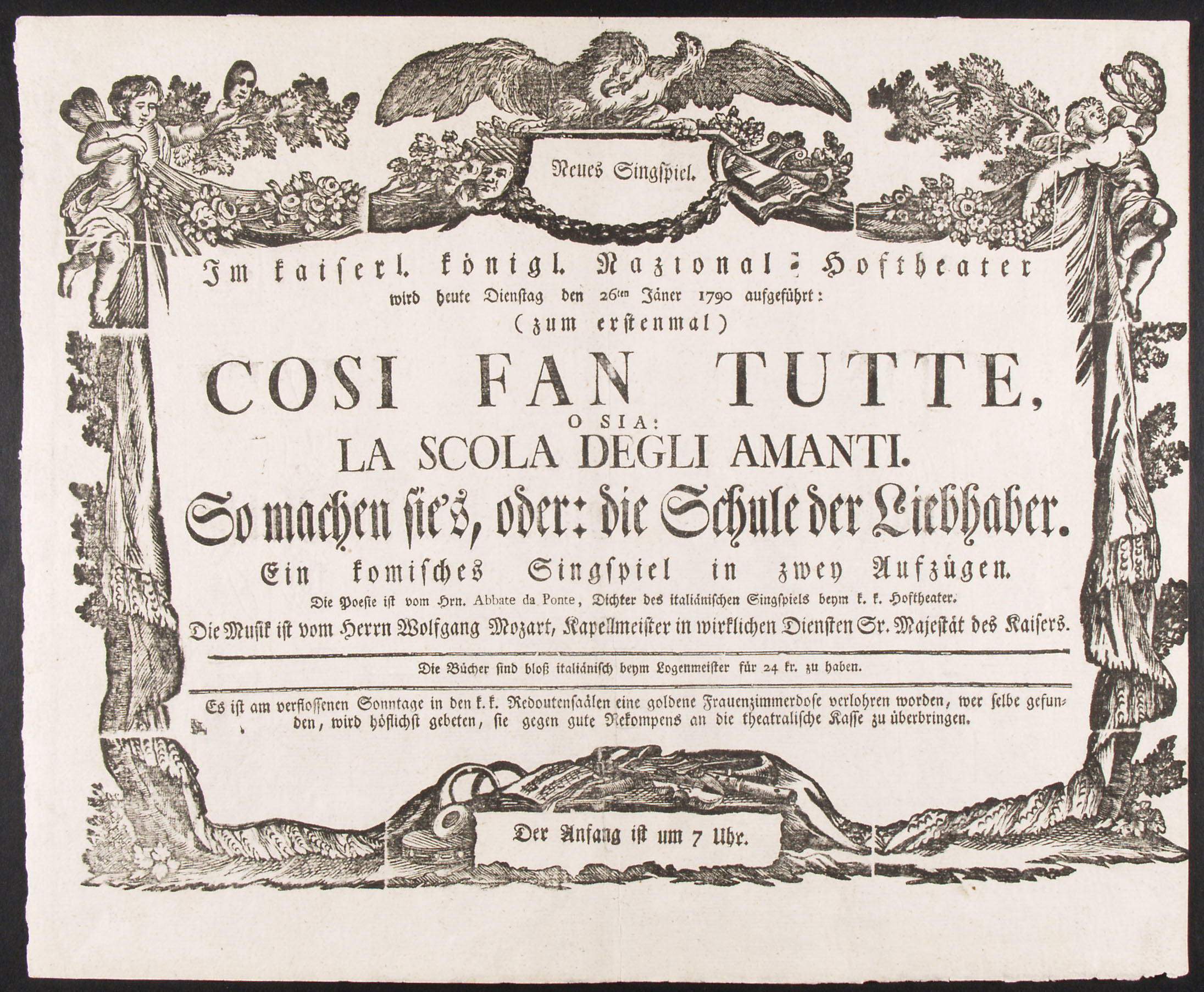 Abb. 2 / Theater zur Uraufführung von Così fan tutte, 1790