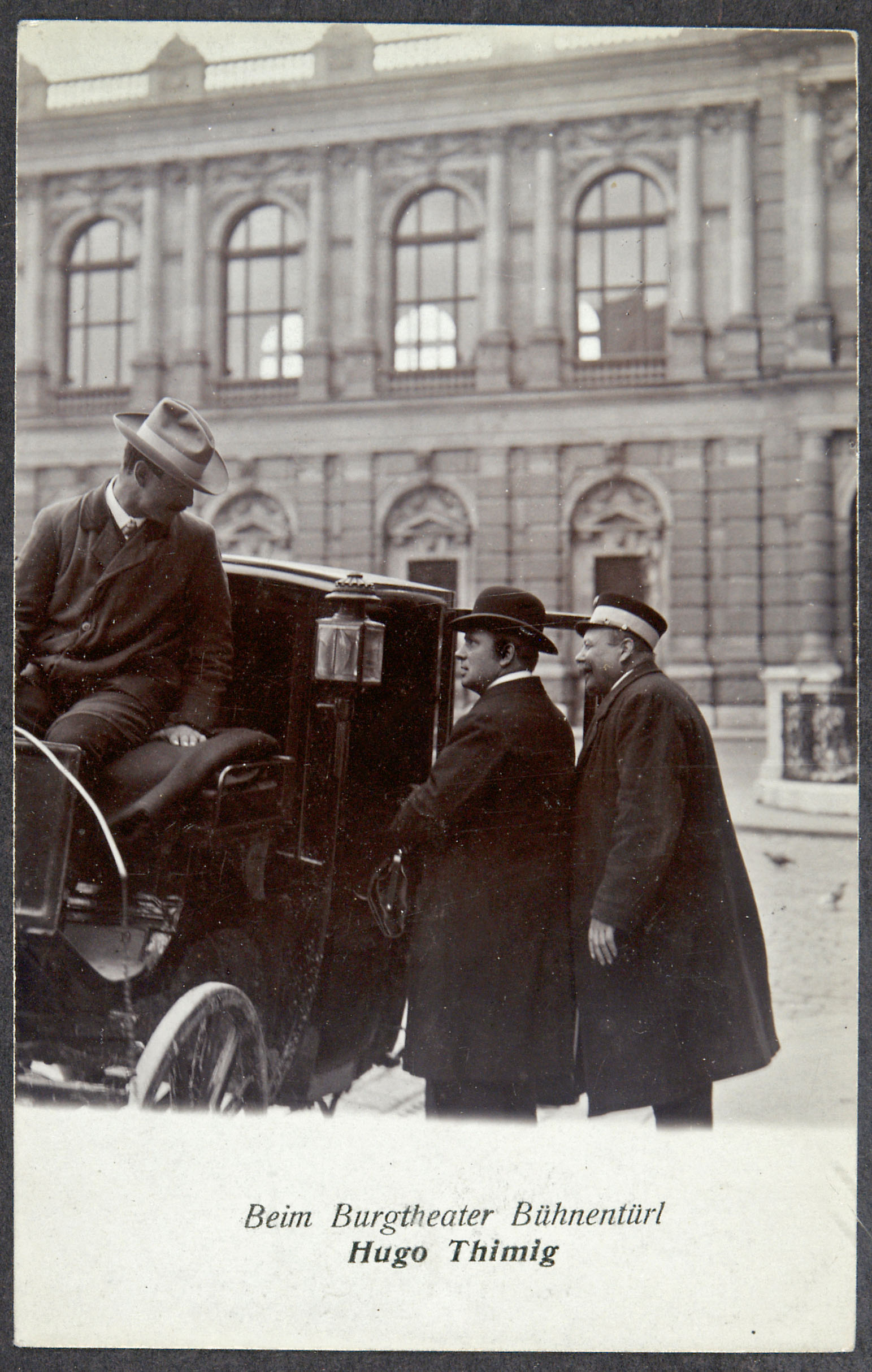 250 Jahre Burg - Beim Burgtheater Bühnentürl